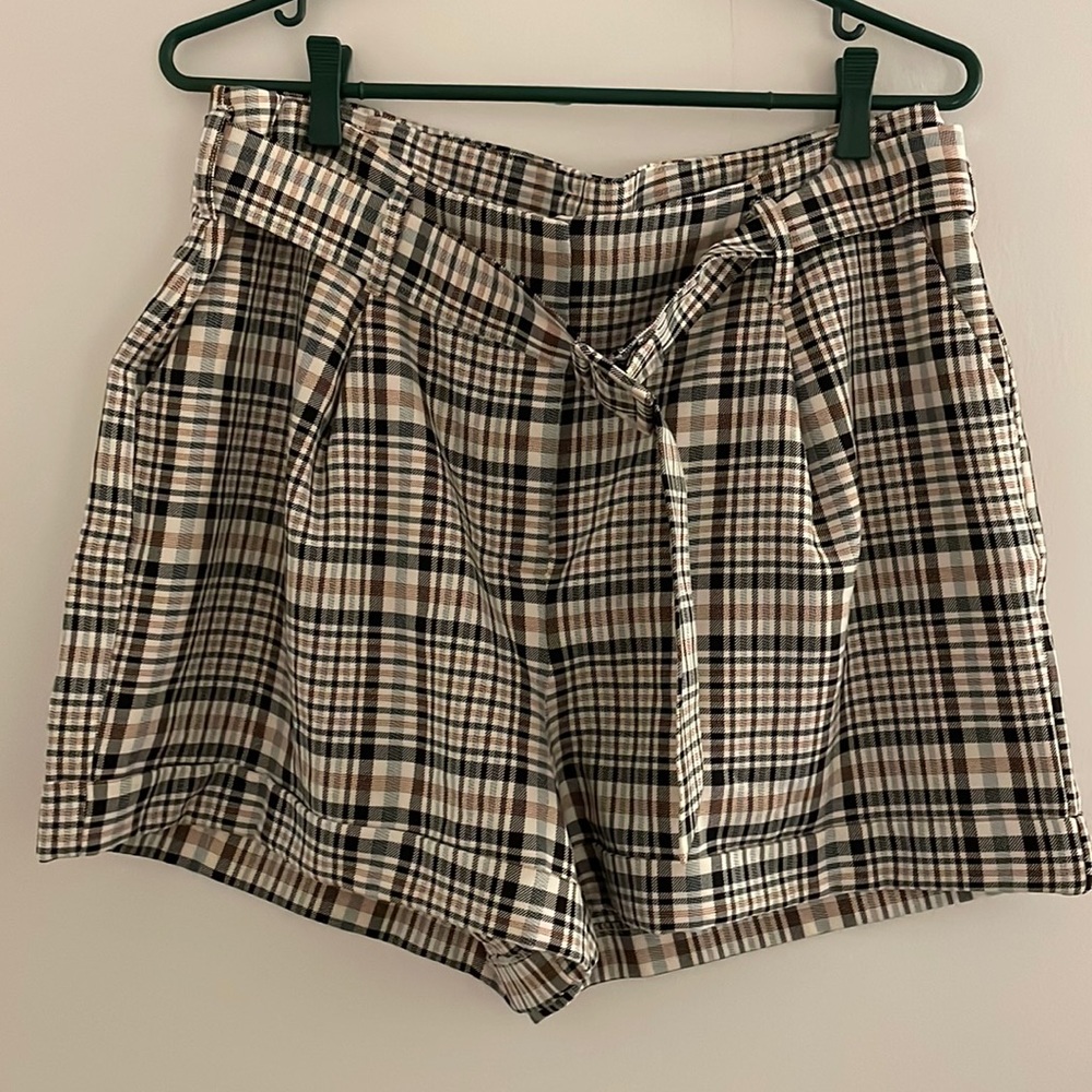 Plaid Shorts, Primark, Size US12